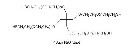 4 arm mPEG-Thiol Laysan 四臂聚乙二醇-巯基 4 arm-PEG-Thiol (4arm-PEG-SH)