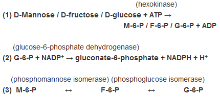 Megazyme  D-甘露糖/D-果糖/D-葡萄糖检测试剂盒,D-Mannose/D-Fructose/D-Glucose Assay kit (K-MANGL)