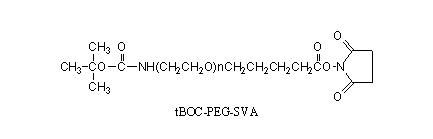 Laysan tBOC-氨基-PEG-戊酸琥珀酰亚胺酯 tBOC-NH-PEG-SVA