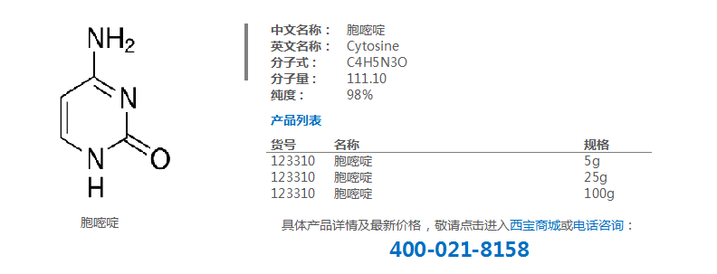 胞嘧啶 Cytosine