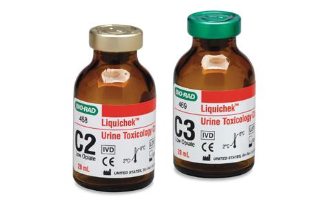 Liquichek 尿液毒性质控品,C2 Low Opiate 和 C3 Low Opiate | Bio-Rad Laboratories