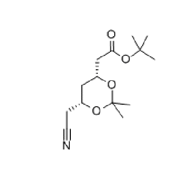6-氰甲基-2,2-二甲基-1,3-二氧戊环-乙酸叔丁酯, CAS： 125971-94-0