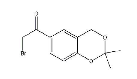 6-溴乙酰基-2,2-二甲基-4H-苯并[1,3]二恶英, CAS： 102293-80-1