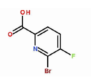 6-溴-5-氟-2-吡啶甲酸, CAS： 1052714-46-1