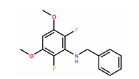 N-Benzyl-2,6-difluoro-3,5-dimethoxyiline ，CAS： 651734-53-1