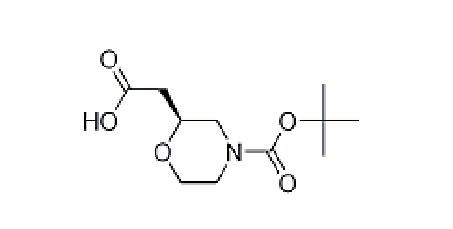 (S)-N-BOC-2-吗啉乙酸， CAS： 1257850-82-0