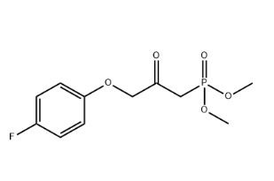 3-(4-氟苯氧基)-2-氧代丙基磷酸二甲酯,CAS:55444-94-5
