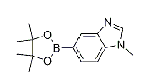 1-甲基-5-(4,4,5,5-四甲基-1,3,2-二氧硼戊烷-2-)-1H-苯并[d]咪唑，CAS：1107627-02-0