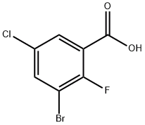 3-溴-5-氯-2-氟苯甲酸, CAS号： 1269232-93-0
