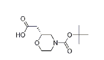 (R)-N-BOC-2-吗啉乙酸，CAS： 1257848-48-8