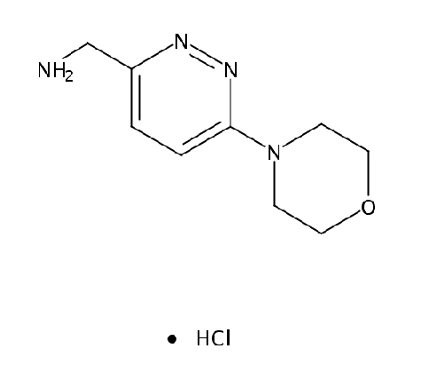6-Morpholinopyridazin-3-yl)methamine hydrochloride，CAS： 1628557-00-5