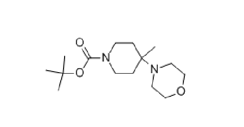 1-BOC-4-甲基-4-吗啉-4-基-哌啶，CAS：864369-95-9