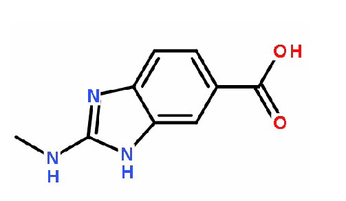 2-(甲氨基)-1H-苯并[D]咪唑-5-羧酸,CAS:1368310-81-9