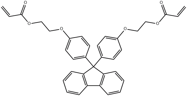 9,9-双[4-(2-丙烯酰氧基乙氧基)苯基]芴, CAS号:161182-73-6