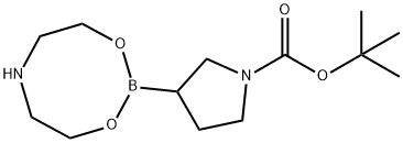 N-叔丁氧羰基-吡咯烷-3-硼酸二乙醇胺酯, CAS号:1072944-29-6
