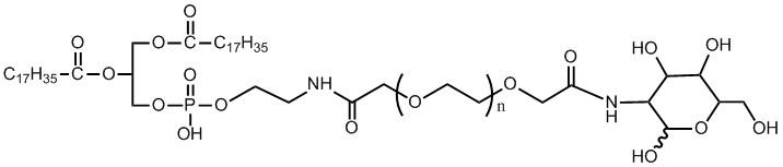DSPE-PEG-Glucose，MW:2000