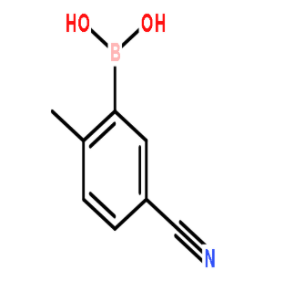 (5-氰基-2-甲基苯基)硼酸,CAS:867333-43-5