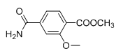 4-氨基甲酰基-2-甲氧基苯甲酸甲酯,cas1513849-41-6