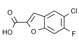 5-氯-6-氟苯并呋喃-2-羧酸,CAS:1781859-25-3