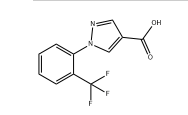 1-(2-三氟甲基苯基)吡唑-4-甲酸,CAS:1260855-51-3