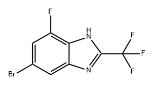 1H-Benzimidazole, 5-bromo-7-fluoro-2-(trifluoromethyl)-,CAS:2089920-05-6