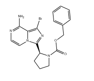 (S)-苯基 2-(8-氨基-1-溴咪唑[1,5-A]吡嗪-3-基)吡咯烷-1-羧酸酯cas1420478-88-1