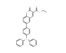 6-[4-(二苯基氨基)苯基]香豆素-3-羧酸乙酯|CAS号： 1056693-13-0