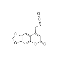 6,7-亚甲二氧基-4-异氰酸甲基香豆素|cas97744-89-3