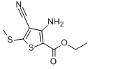 3-氨基-4-氰基-5-(甲基硫代)-噻吩-2-羧酸乙酯|cas116170-90-2