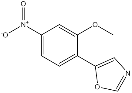 5-（2-甲氧基-4-硝基苯基）恶唑,CAS:198821-78-2