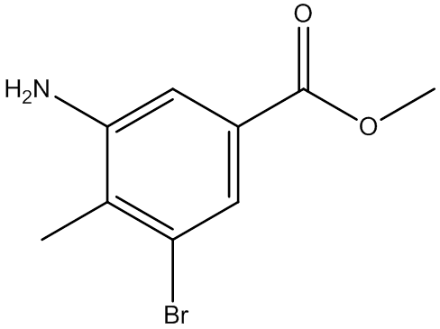3-氨基-5-溴-4-甲基苯甲酸甲酯,CAS:223519-11-7
