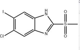 6-chloro-5-iodo-2-(Methylsulfonyl)-1H-benziMidazole,CAS:1219741-19-1