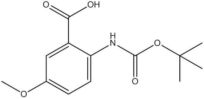 2-（（叔丁氧羰基）氨基）-5-甲氧基苯甲酸,CAS:262614-64-2