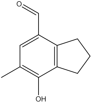 7-羟基-6-甲基-2,3-二氢-1h-茚-4-甲醛,CAS:575504-30-2