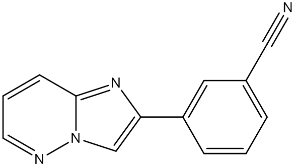 3-（咪唑并[1,2-b]哒嗪-2-基）苯甲腈,CAS:1149380-46-0