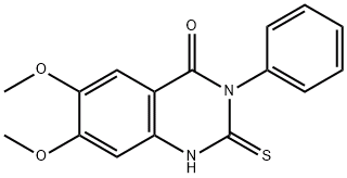 6,7-DiMethoxy-3-phenyl-2-thioxo-2,3-dihydroquinazolin-4(1H)-one,CAS:31485-66-2
