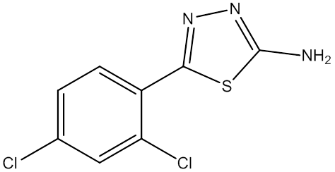 5-（2,4-二氯苯基）-1,3,4-噻二唑-2-胺,CAS:28004-63-9