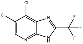 6,7-Dichloro-2-(trifluoromethyl)-3H-imidazo[4,5-b]pyridine,CAS:19918-41-3