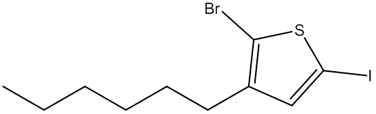 2-溴-3-己基-5-碘噻吩,CAS:160096-76-4