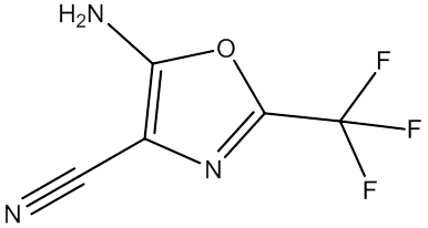 5-氨基-2-（三氟甲基）恶唑-4-碳腈,CAS:907552-39-0
