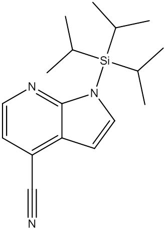 1-（三异丙基硅基）-1H-吡咯并[2,3-b]吡啶-4-碳腈,CAS:1092580-01-2