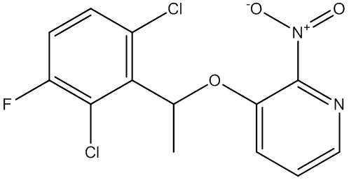 3-（1-（2,6-二氯-3-氟苯基）乙氧基）-2-硝基吡啶,CAS:756521-08-1