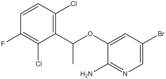 5-溴-3-(1-(2,6-二氯-3-氟苯基)乙氧基)吡啶-2-胺,CAS:756503-69-2