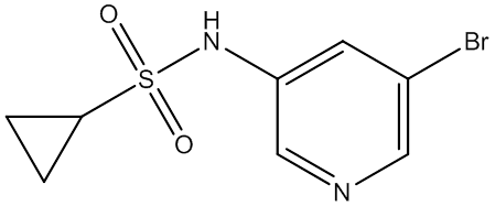 N-（5-溴吡啶-3-基）环丙烷磺酰胺,CAS:1083326-19-5