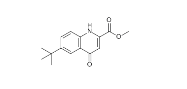 Methyl 6-(2-methyl-2-propyl)-4-oxo-1,4-dihydro-2-quinolinecarbo xylate, CAS:1270730-42-1