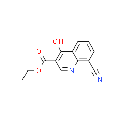 4-羟基-8-氰基喹啉-3-羧酸乙酯|cas77156-79-7