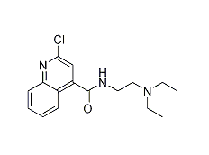 N-(2-(二乙基)胺乙基)-2-氯-4-喹啉甲酰胺|cas:87864-14-0