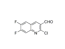 2-氯-6,7-二氟-3-喹啉甲醛|cas:209909-13-7