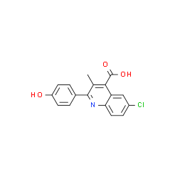 6-Chloro-2-(4-hydroxyphenyl)-3-methyl-4-quinolinecarboxylic acid|cas854867-53-1