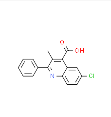 6-Chloro-3-methyl-2-phenyl-4-quinolinecarboxylicacid